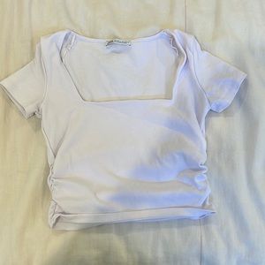 square neck zara top